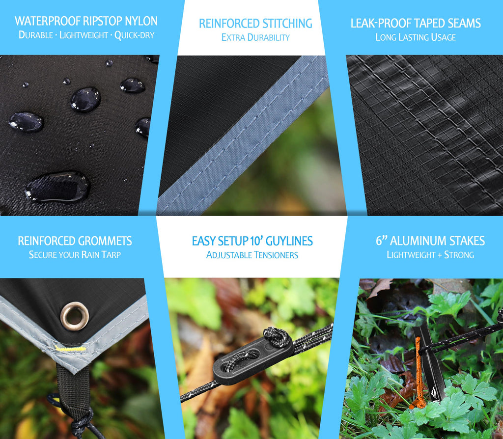 Pro Venture 12 x 9-Foot Waterproof Hammock Rain Fly
