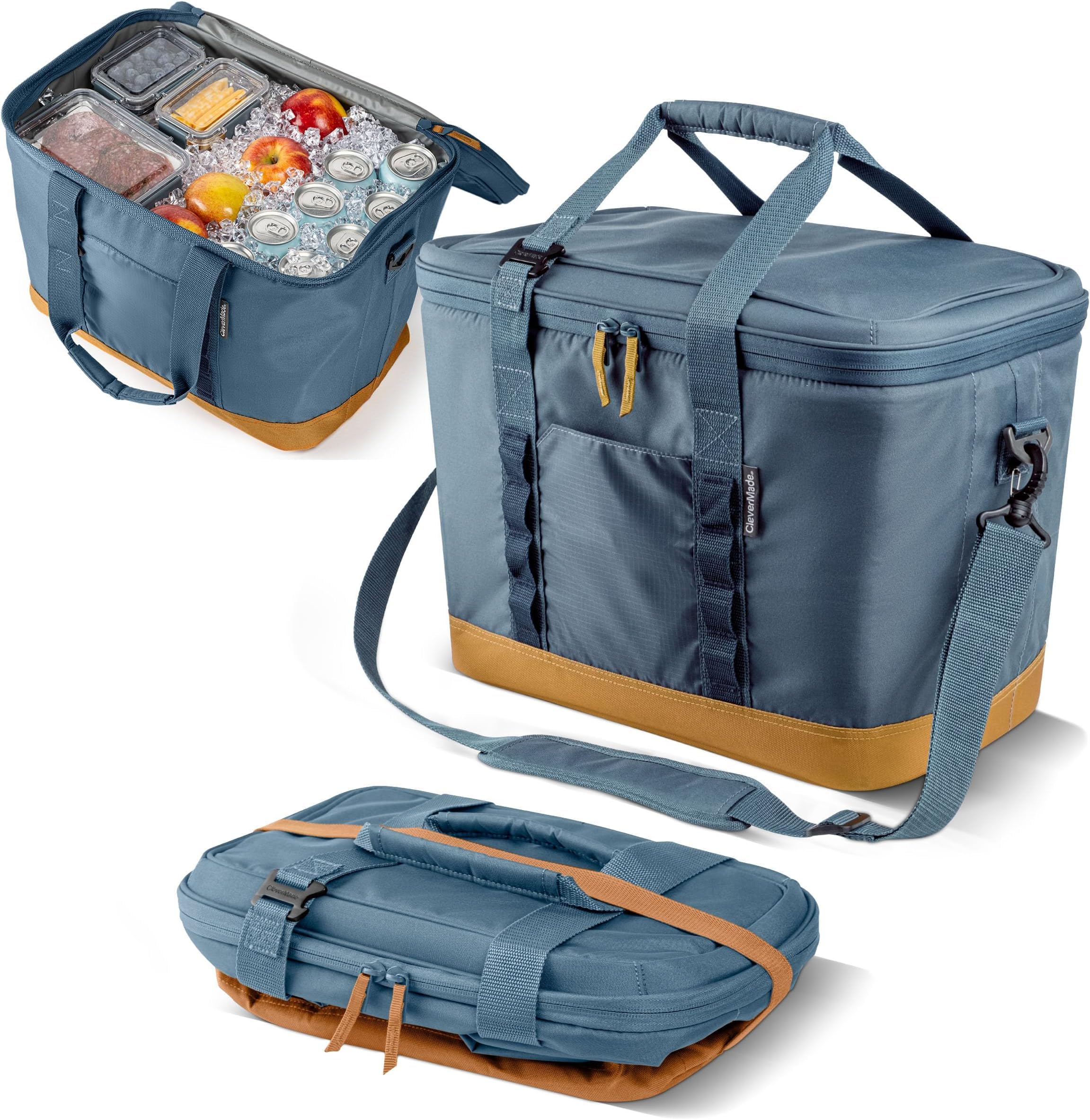 CleverMade Collapsible Leakproof Insulated Cooler Bag