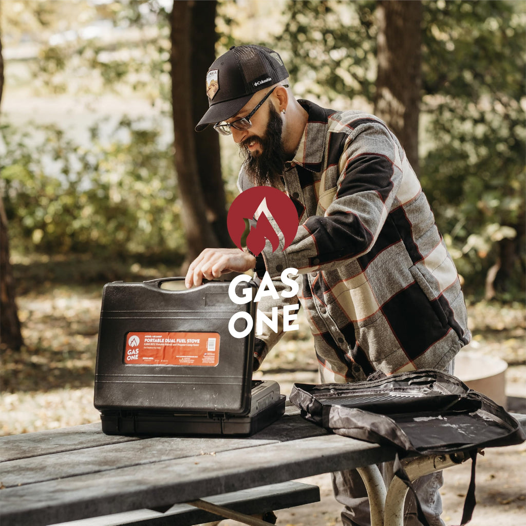 Gas One Dual-Fuel Propane and Butane Camping Stove with Case